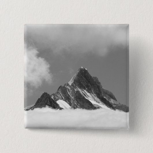 Schreckhorngipfel, 3741 m. aus Faulhorn, Button (Vorderseite)