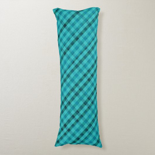 Schrecklich aquamarines kundenspezifisches seitenschläferkissen (Vorderseite Vertikal)