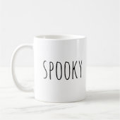 Schrecklich. Halloween und niedliche Typografie Kaffeetasse (Links)