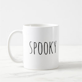 Schrecklich. Halloween und niedliche Typografie Kaffeetasse