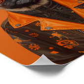 Schrecklich modischer Mops Poster (Ecke)