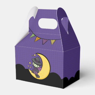 Schrecklich niedliche Halloween-Hexe Geschenkschachtel