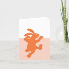 Schrecklich orange Kaninchen! Karte