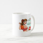 Schreckliche Basketball Spaß Sassy Retro Demotivat Kaffeetasse (VorderseiteRechts)