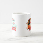 Schreckliche Basketball Spaß Sassy Retro Demotivat Kaffeetasse (Mittel)