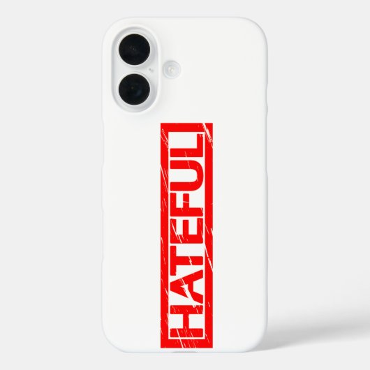 Schreckliche Briefmarke Case-Mate iPhone Hülle (Rückseite)