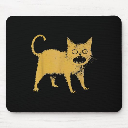 Schreckliche japanische Katze Funny Mousepad (Vorne)