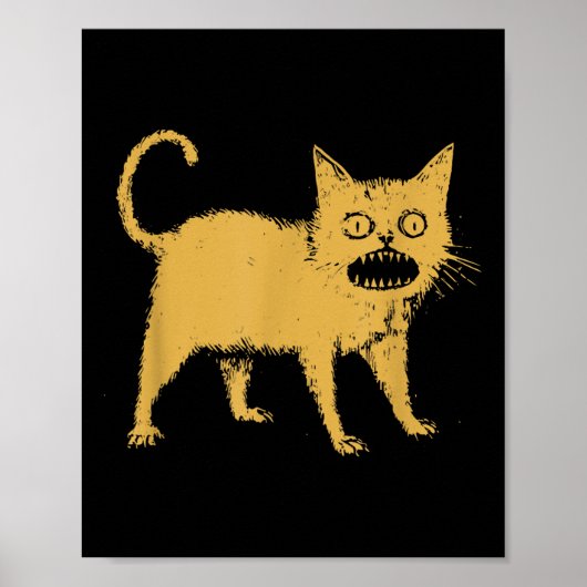 Schreckliche japanische Katze Poster (Vorne)