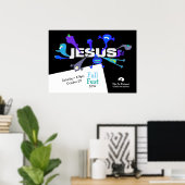 Schreckliche Jesus Nächte Poster (Heimbüro)