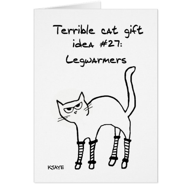 Schreckliche Katzen-Geschenke - lustige (Vorne)