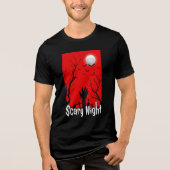 Schreckliche Nacht: Zombie Hand Tri-Blend Shirt (Vorderseite)