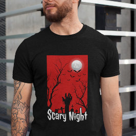 Schreckliche Nacht: Zombie Hand Tri-Blend Shirt