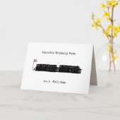 Schreckliche Schriftgebete Karte (Gelbe Blume)