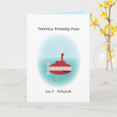 Schreckliche Schriftgebete Karte (Gelbe Blume)