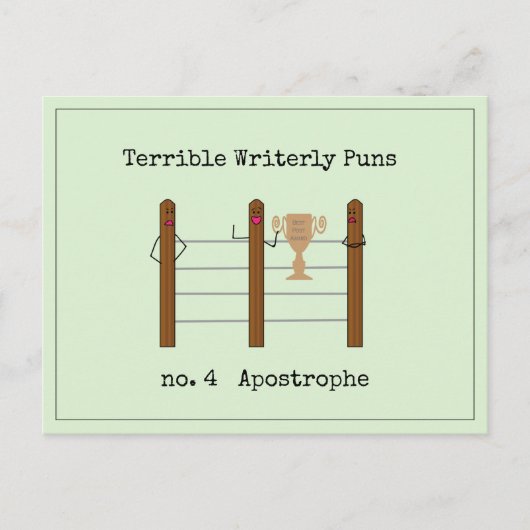 Schreckliche Schriftgebete Postkarte (Vorderseite)