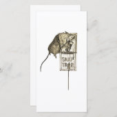 Schreckliche sind sich bewusst feiertagskarte (Vorne/Hinten)