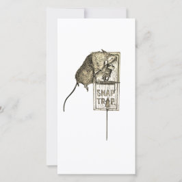 Schreckliche sind sich bewusst feiertagskarte