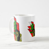 schreckliche Stadt Kaffeetasse (Vorderseite Links)
