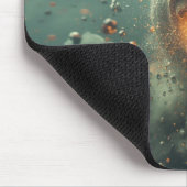 Schreckliche Szene mit einer Person, die heiße Lav Mousepad (Ecke)