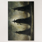 Schreckliche Trio-Hexen nach Mitternacht Puzzle (Vertikal)