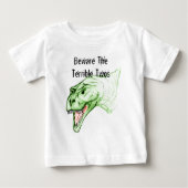 Schreckliche Twos Grumposaurus Baby T-shirt (Vorderseite)