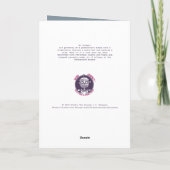 Schreckliche Weihnachtskarte von Lizard Dankeskarte (Rückseite)