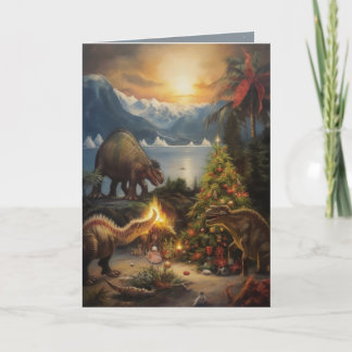 Schreckliche Weihnachtskarte von Lizard Dankeskarte