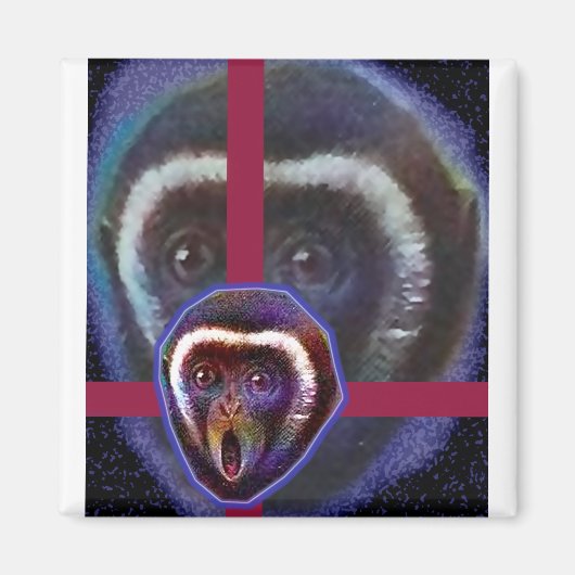 Schrecklicher Affe Magnet (Vorne)