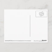 Schrecklicher Affe mit großen Augen Postkarte (Rückseite)