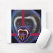 Schrecklicher Affe Mousepad (Mit Mouse)