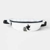 Schrecklicher grimmiger Sensenmann und Geist. Bauchtasche (Vorderseite)