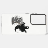 Schrecklicher grimmiger Sensenmann und Geist. Samsung Galaxy Hülle (Rückseite (Horizontal))