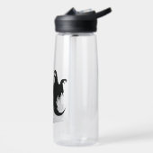 Schrecklicher grimmiger Sensenmann und Geist. Trinkflasche (Links)