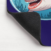 Schrecklicher Hai Mousepad (Ecke)