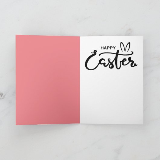 Schrecklicher Osterhase Feiertagskarte (Innenseite)