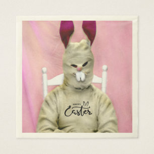 Schrecklicher Osterhase Serviette