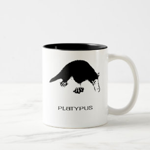 Schrecklicher Platypus Kaffee Zweifarbige Tasse