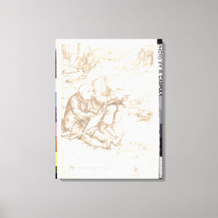 Schrecklicher Schutz gegen Zuckmücken, 1853 (Stif Leinwanddruck