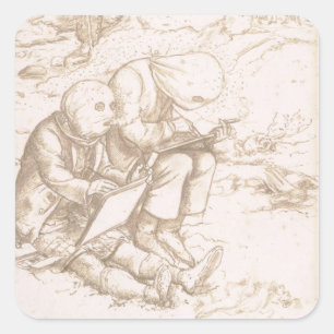Schrecklicher Schutz gegen Zuckmücken, 1853 (Stif Quadratischer Aufkleber