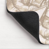 Schrecklicher Schutz gegen Zuckmücken, 1853 (Stift Mousepad (Ecke)