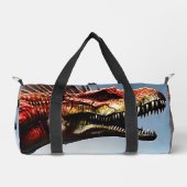 Schrecklicher Spinosaurus-Dinosaurier, Duffle Bag (Vorderseite)