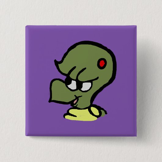 Schrecklicher Turtelknopf Button (Vorderseite)