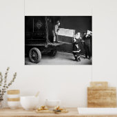 Schrecklicher Weihnachtsmann in den 1920ern Poster (Küche)