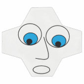 Schreckliches Cartoon-Design Funny Fußball (Flach)