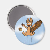 Schreckliches Eichhörnchenmagnet Magnet (Vorderseite/Rückseite)