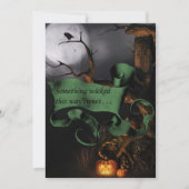 Schreckliches Halloween Einladung (Vorderseite)