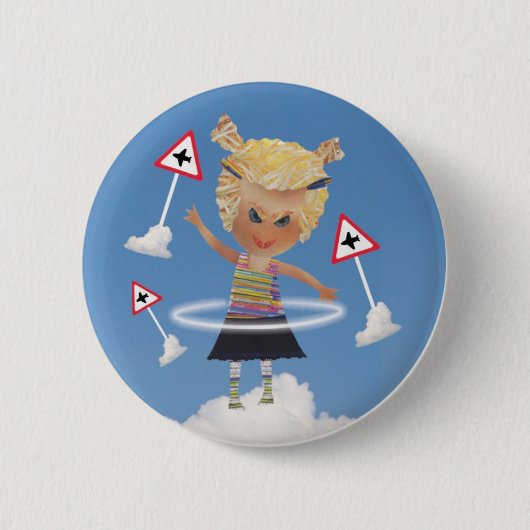 Schreckliches Kind! Button (Vorderseite)