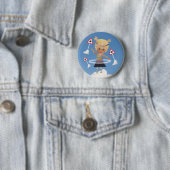 Schreckliches Kind! Button (Beispiel)