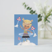 Schreckliches Kind! Postkarte (Stehend Vorderseite)