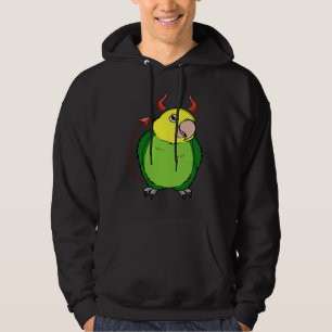 Schreckliches Teufelskostüm Papagei I Doppel Gelbk Hoodie